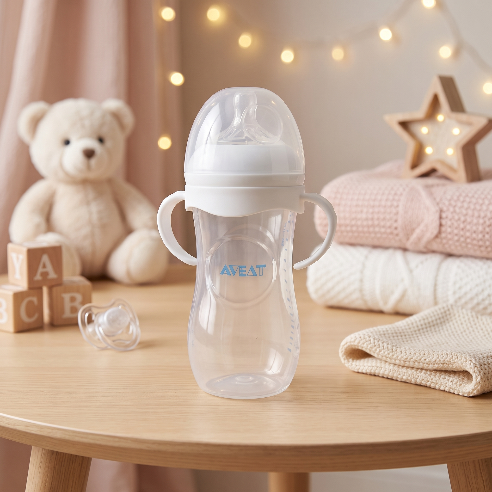 Natural Grip Baby Feeding Bottle – 240ml (9oz)