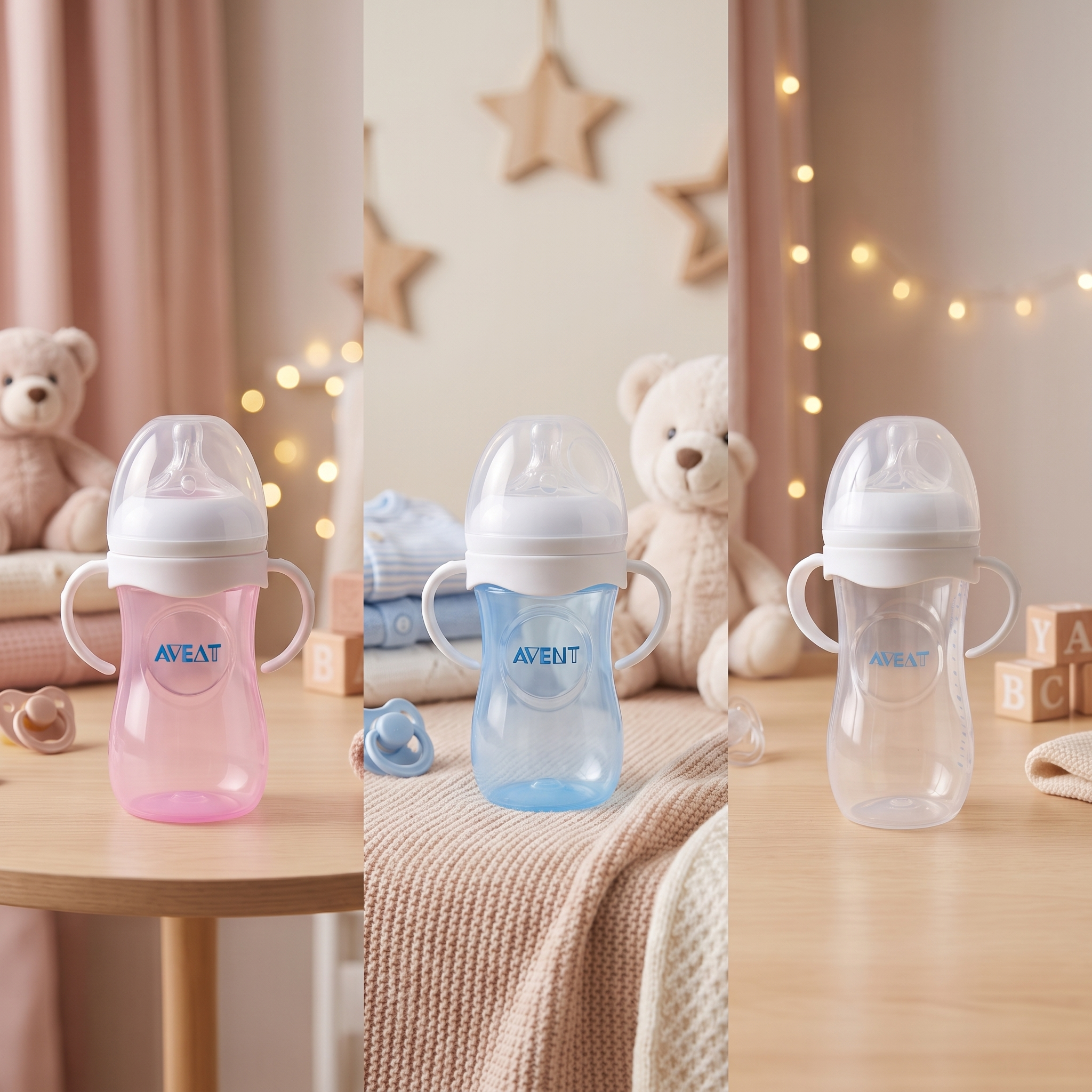 Natural Grip Baby Feeding Bottle – 240ml (9oz)