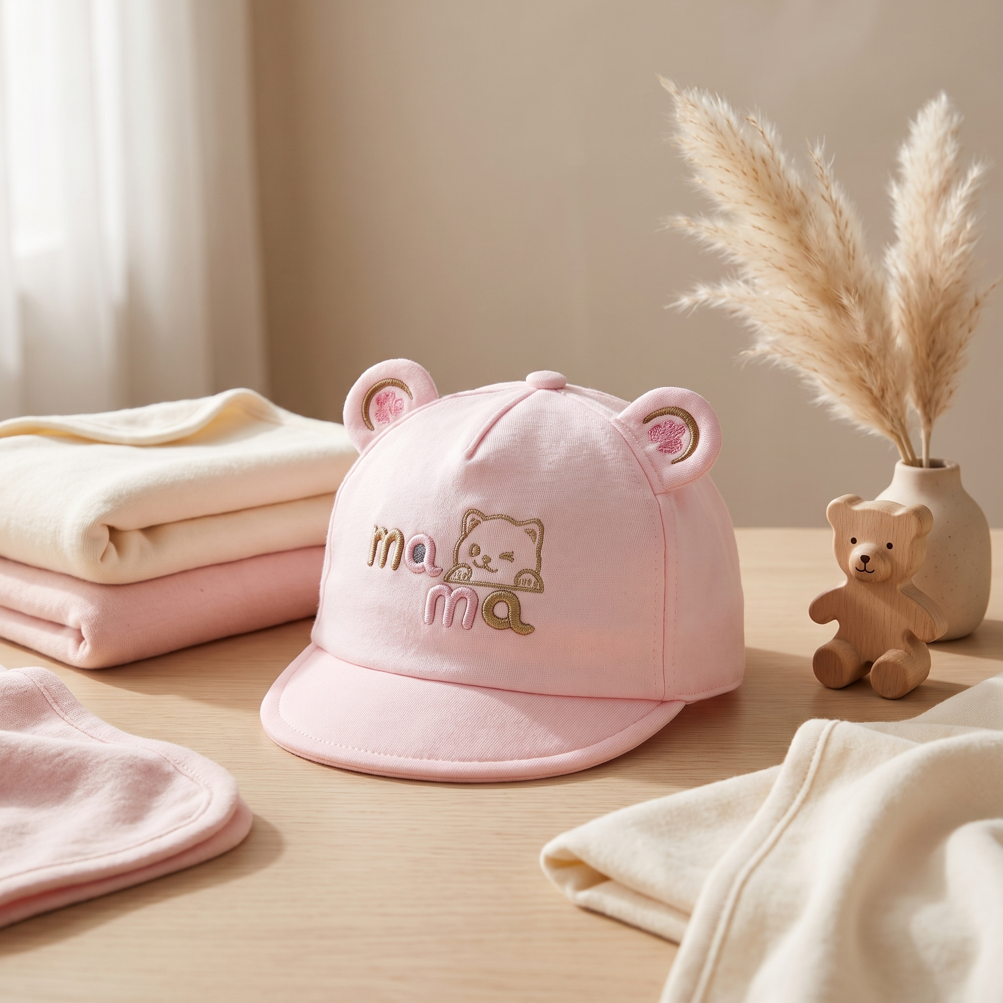 Bear Ear Baby Cap
