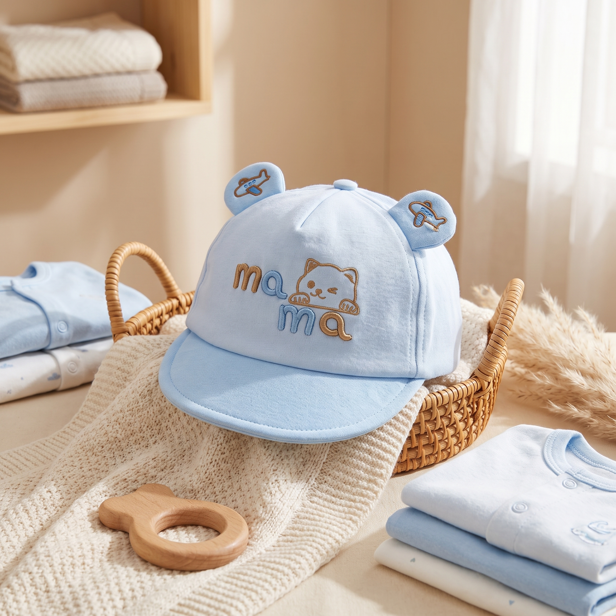 Bear Ear Baby Cap