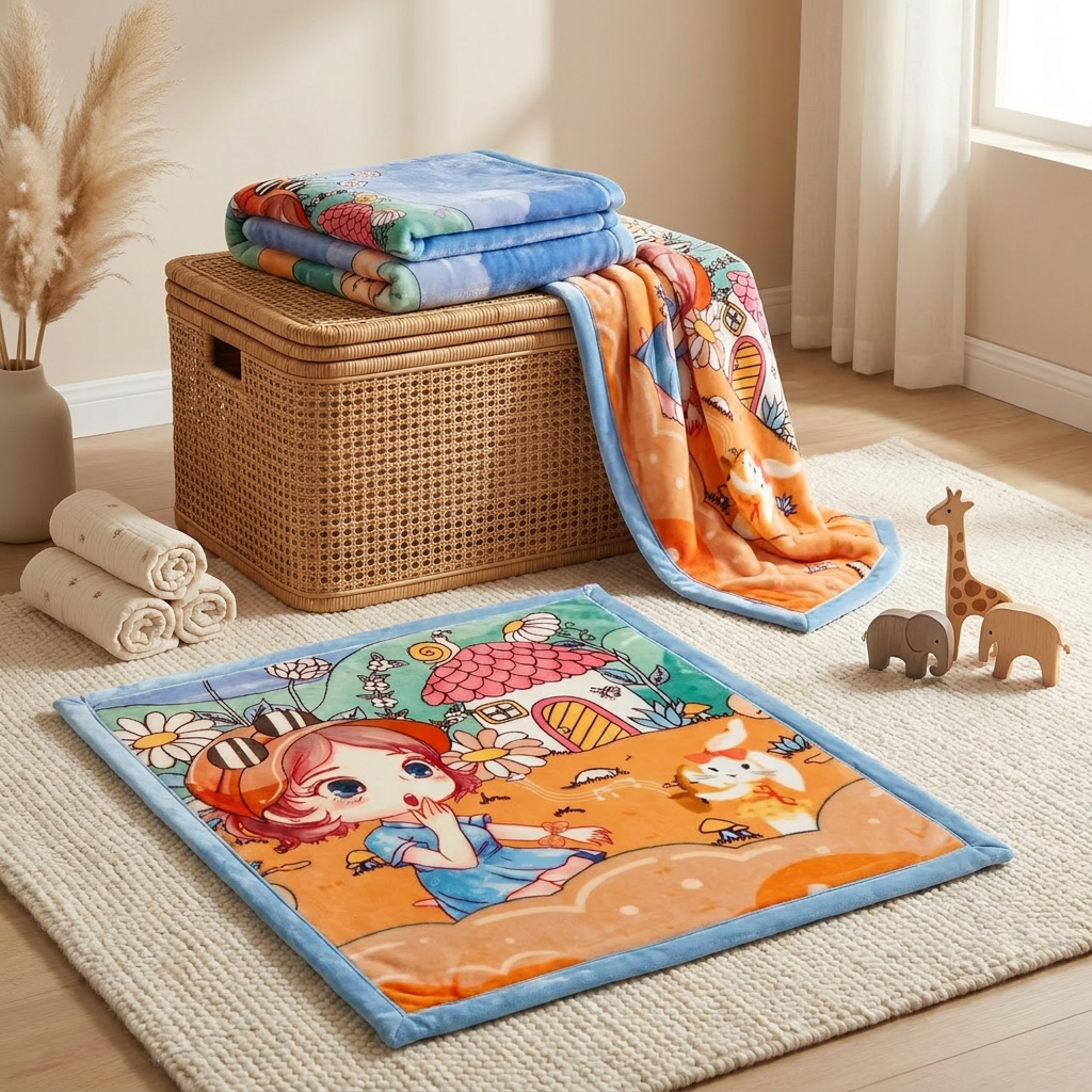 Premium Baby Blanket Gift Set