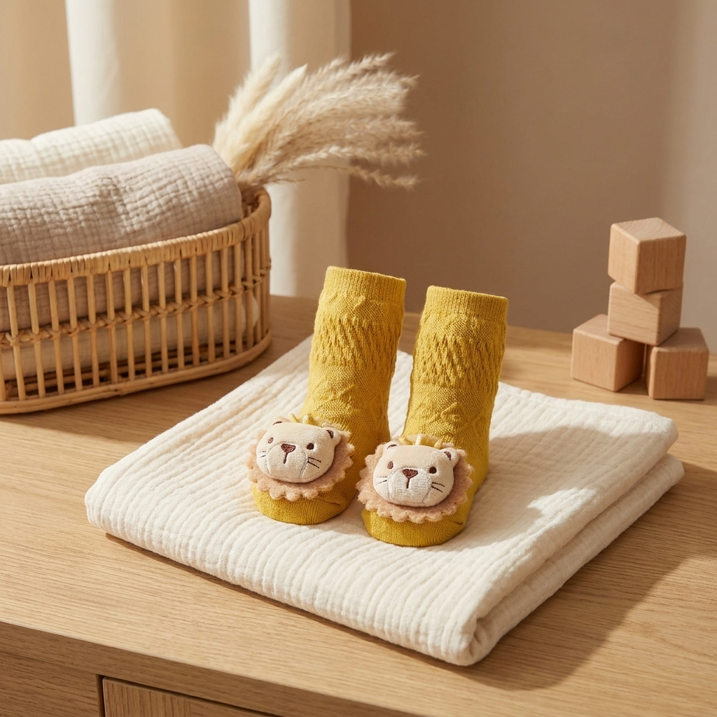 Lion Baby Socks