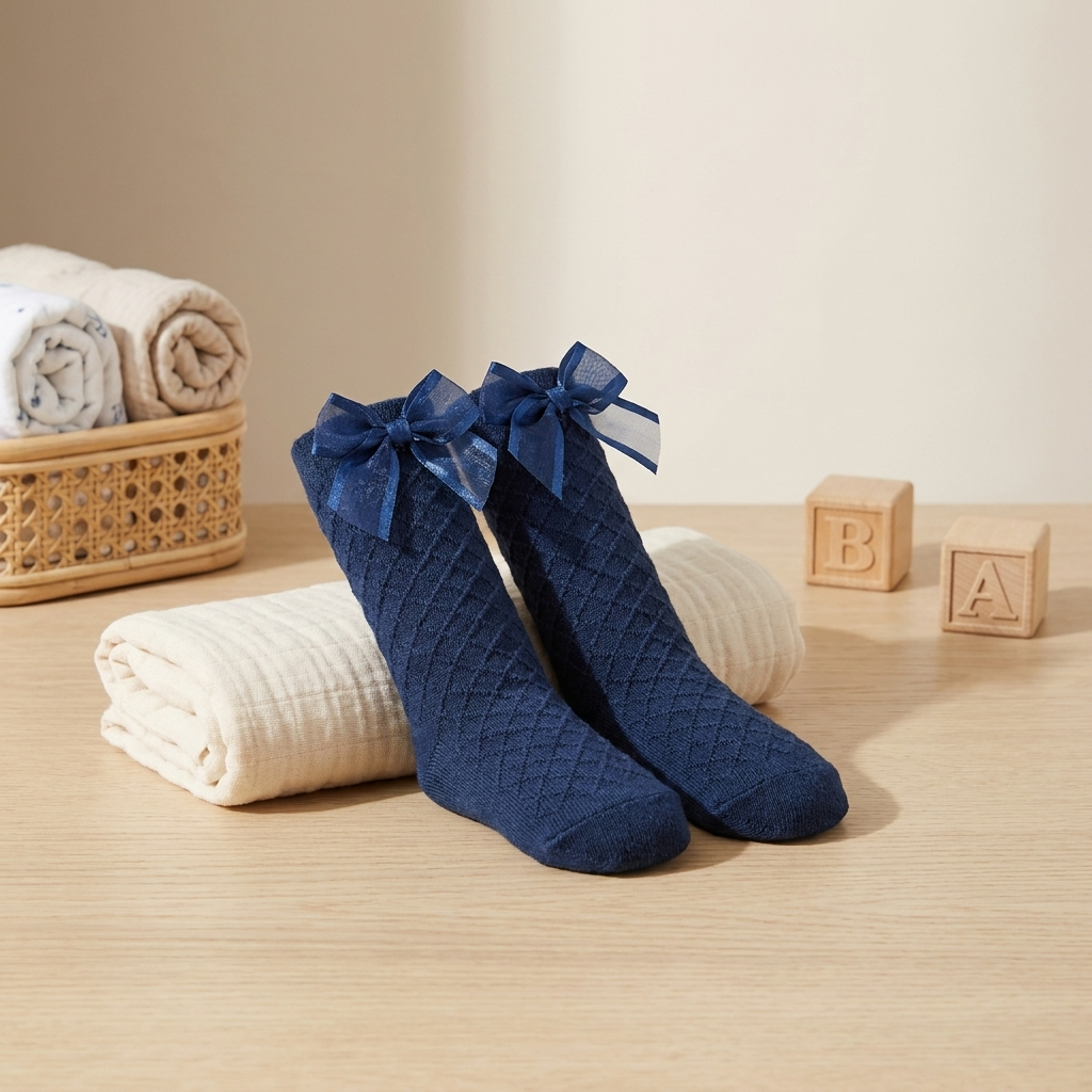Bow Knit Socks