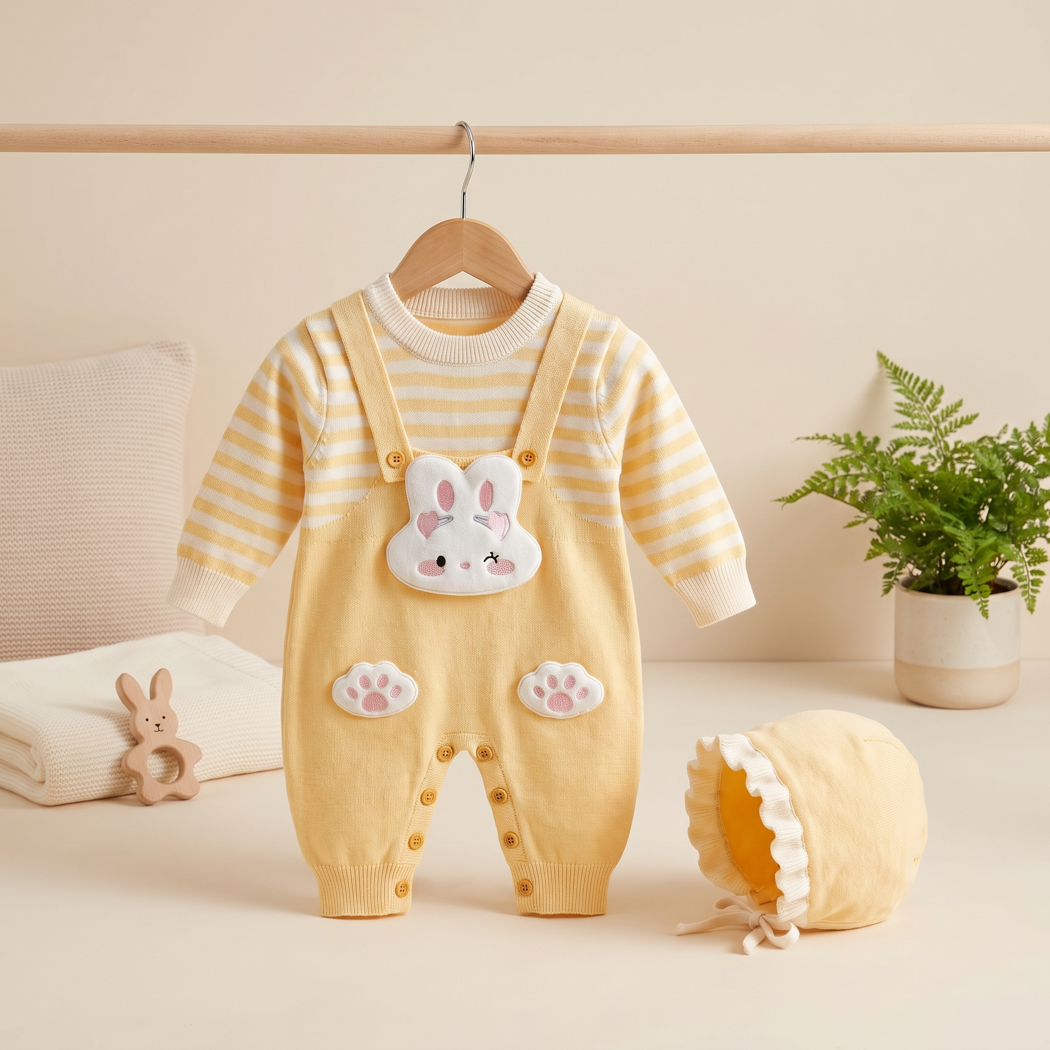 Bunny Knit Romper