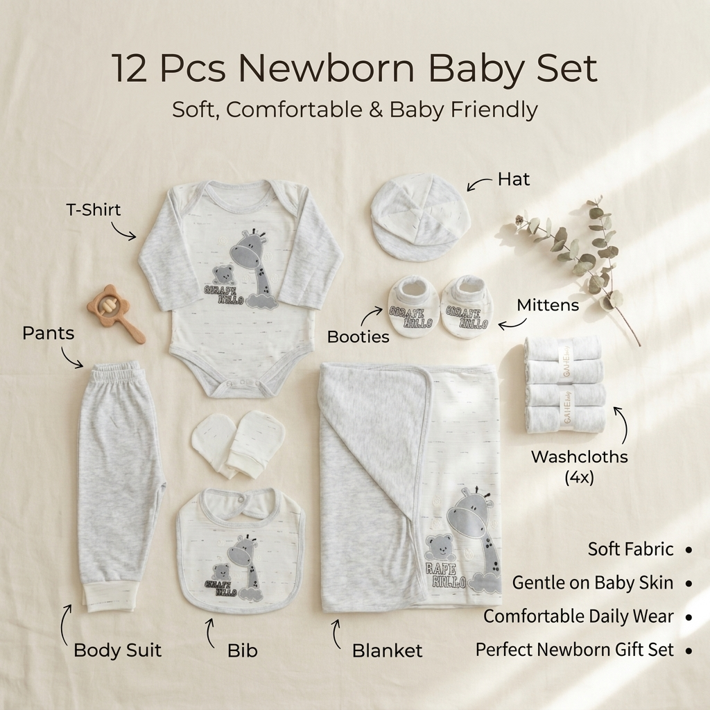 12PC Baby Gift Set