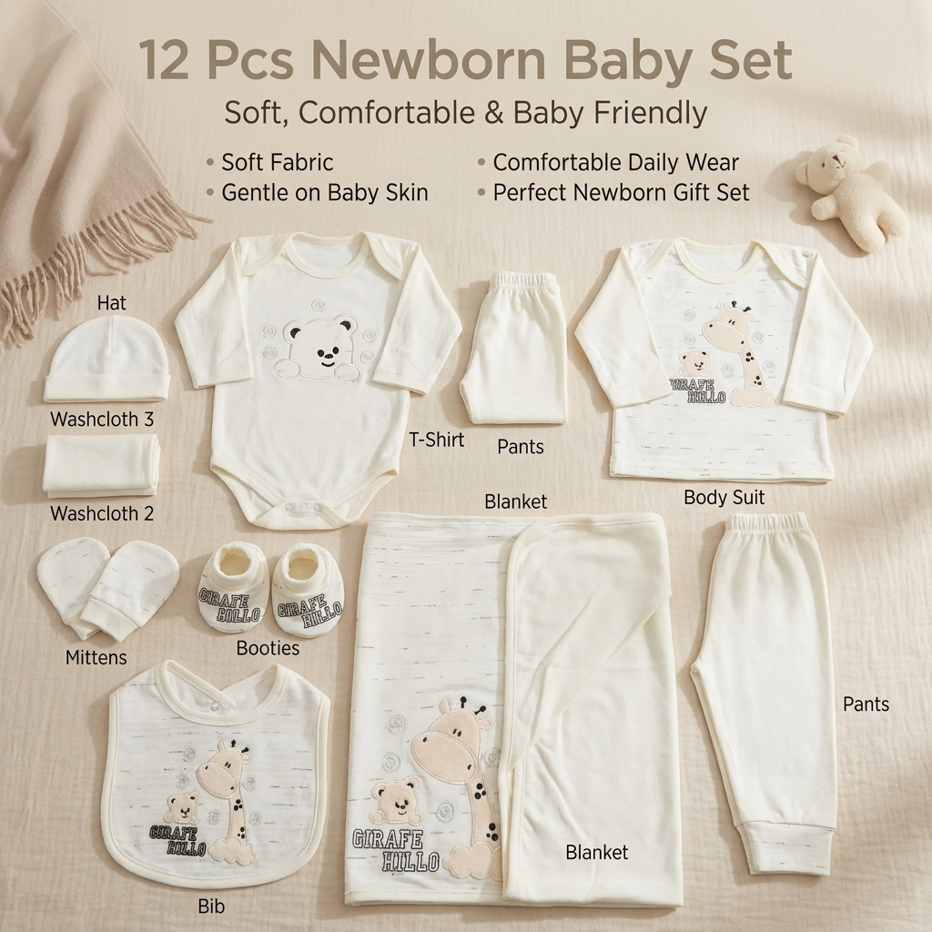 12PC Baby Gift Set