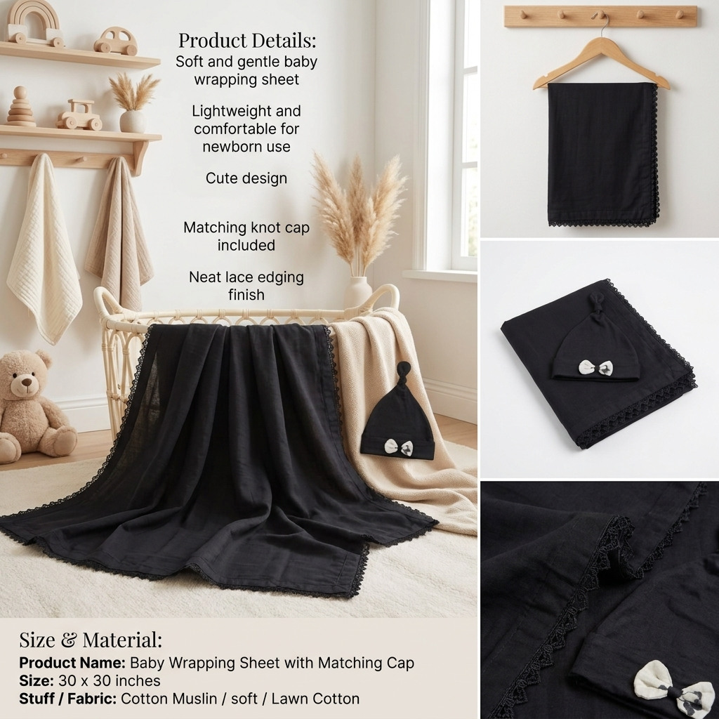 Baby Wrapping Sheet Set