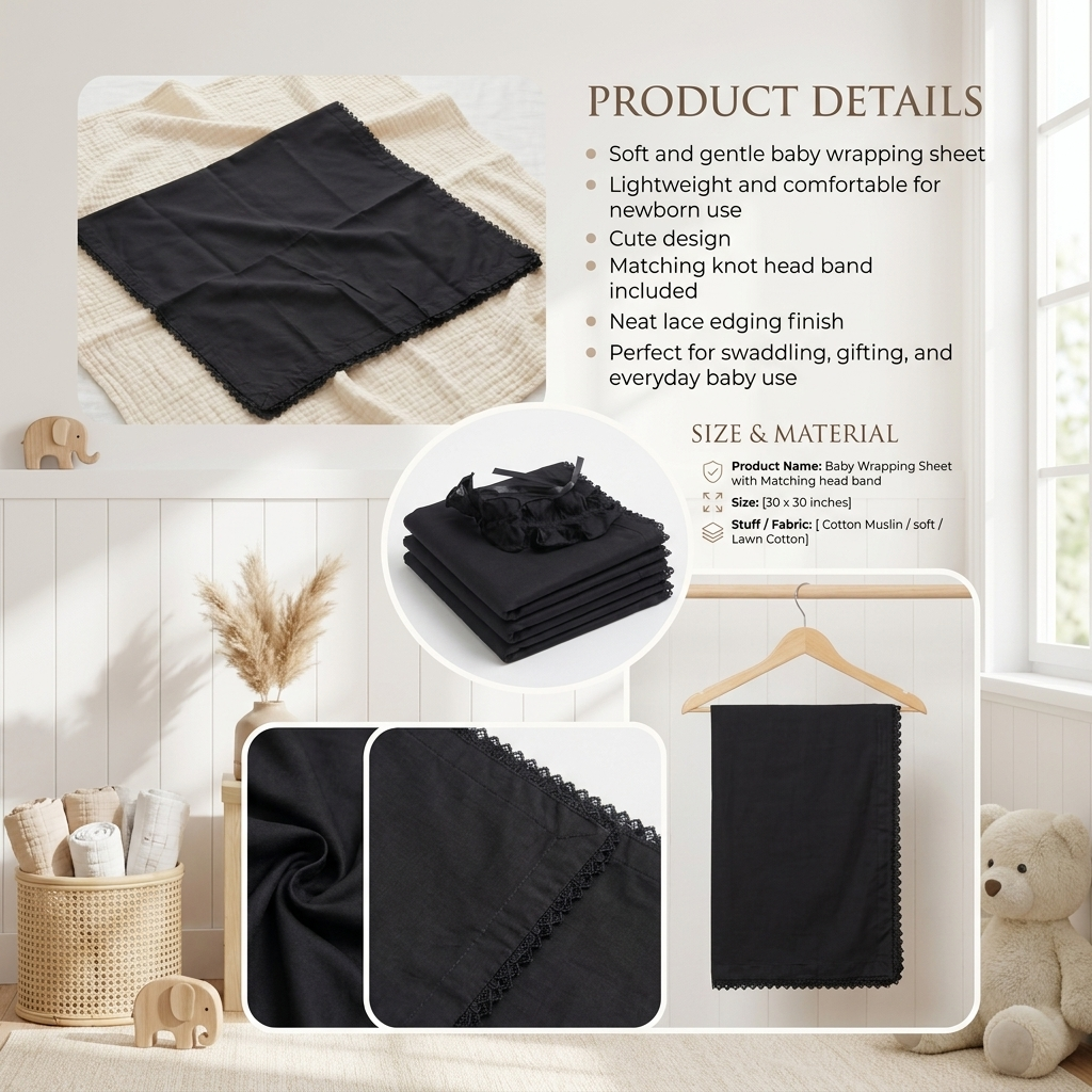 Baby Wrapping Sheet Set