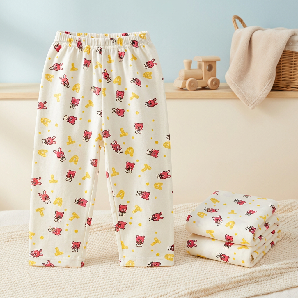 Baby Printed Trouser Pack (0-3M / 3-6M)
