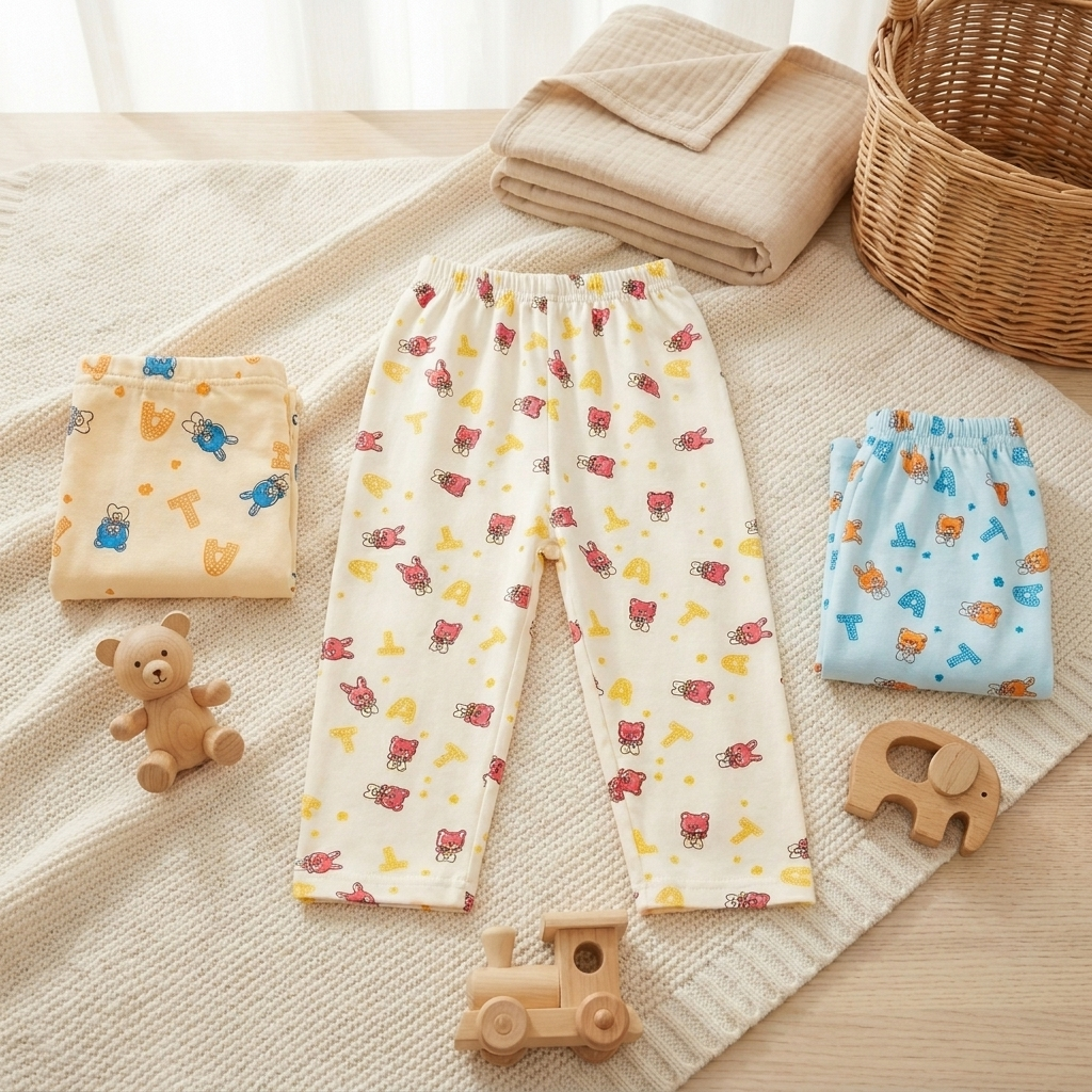 Baby Printed Trouser Pack (9-12M)