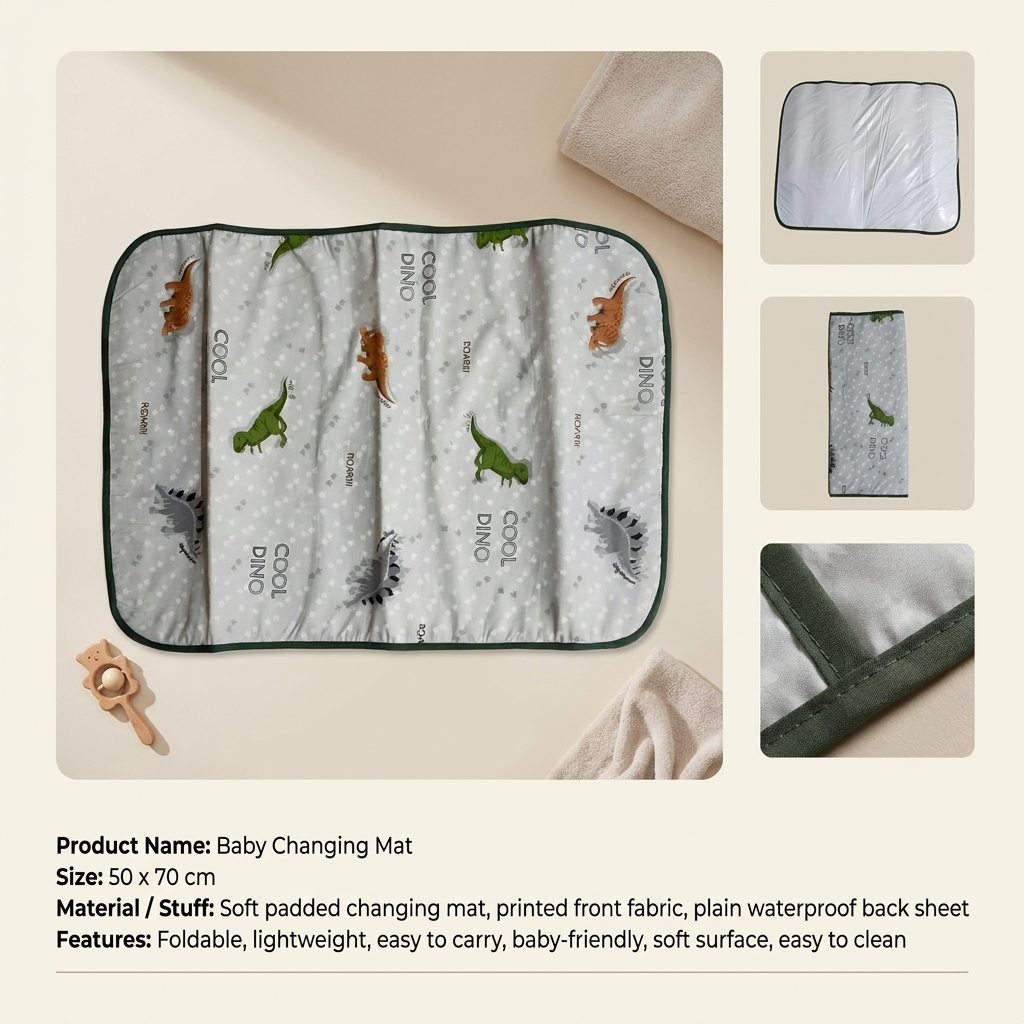 Baby Changing Mat(0 MONTH TP 6 YEAR)