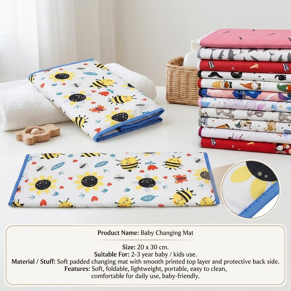 Baby Changing Mat(0 MONTH TO 3 YEAR)
