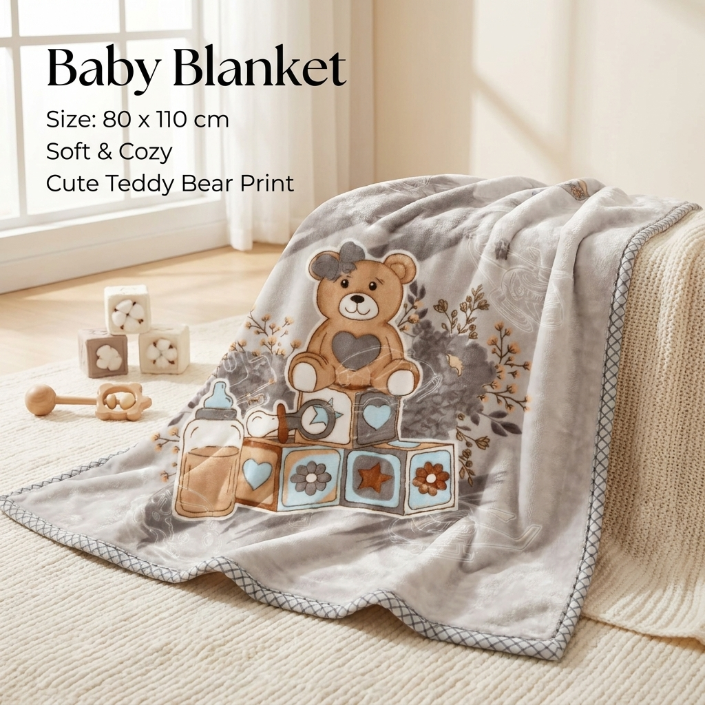 Teddy Baby Blanket