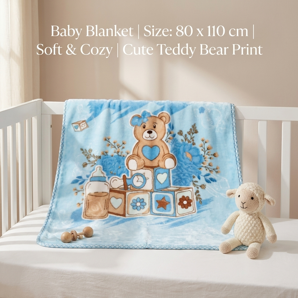 Teddy Baby Blanket