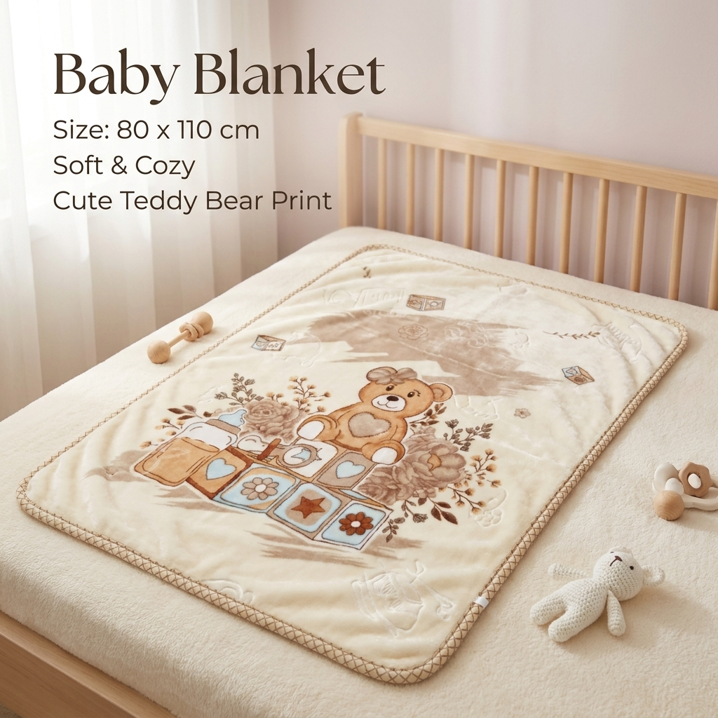Teddy Baby Blanket