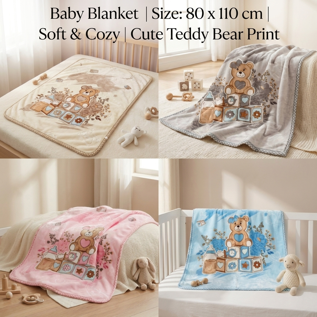 Teddy Baby Blanket
