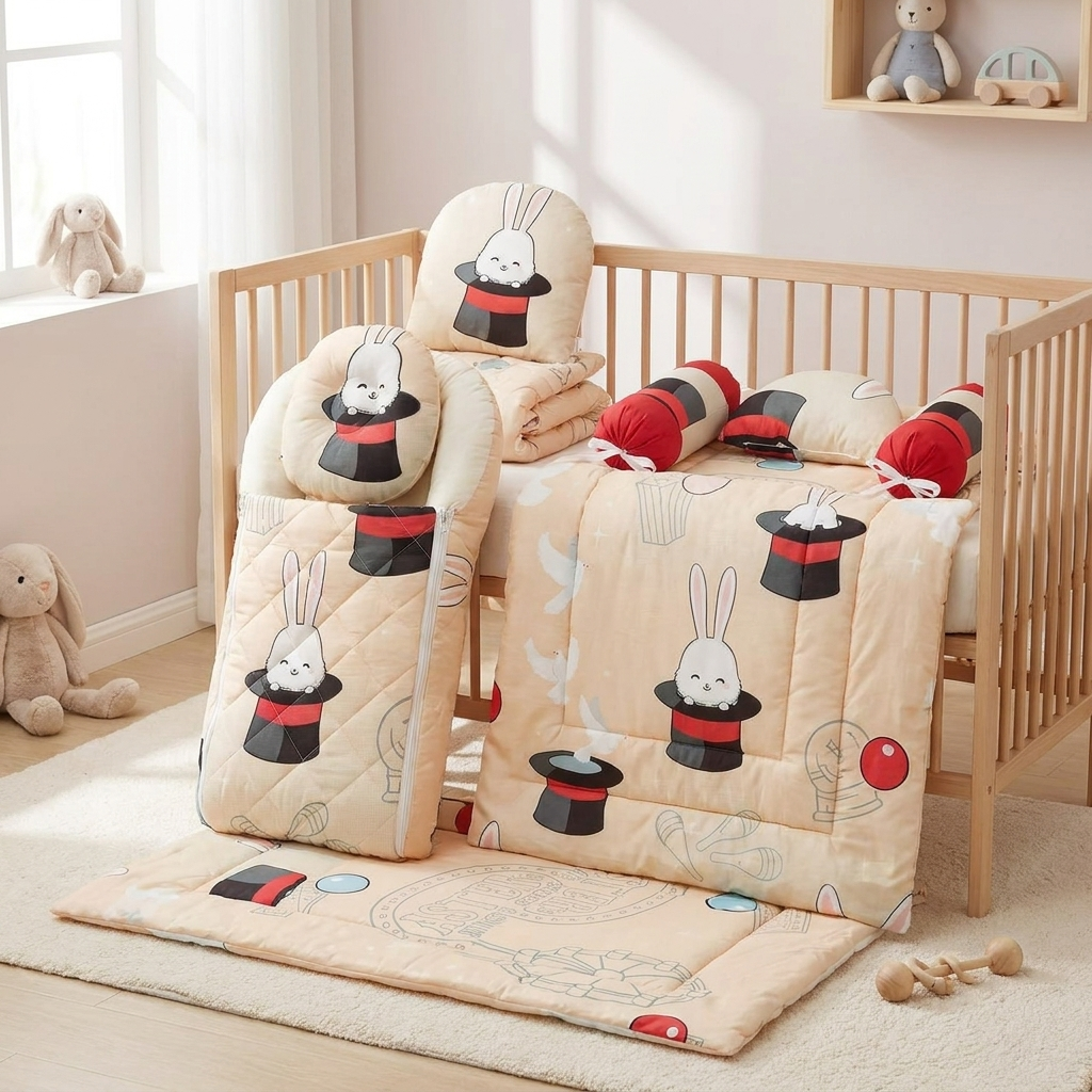 10PC Magic Bunny Bedding Set