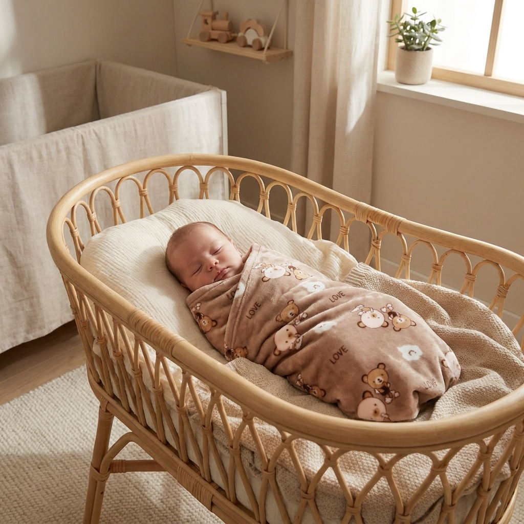 Teddy Baby Shawl Blanket