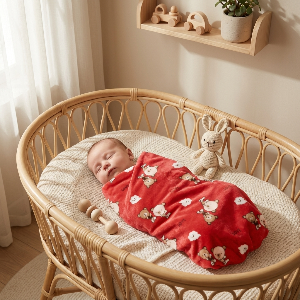 Teddy Baby Shawl Blanket