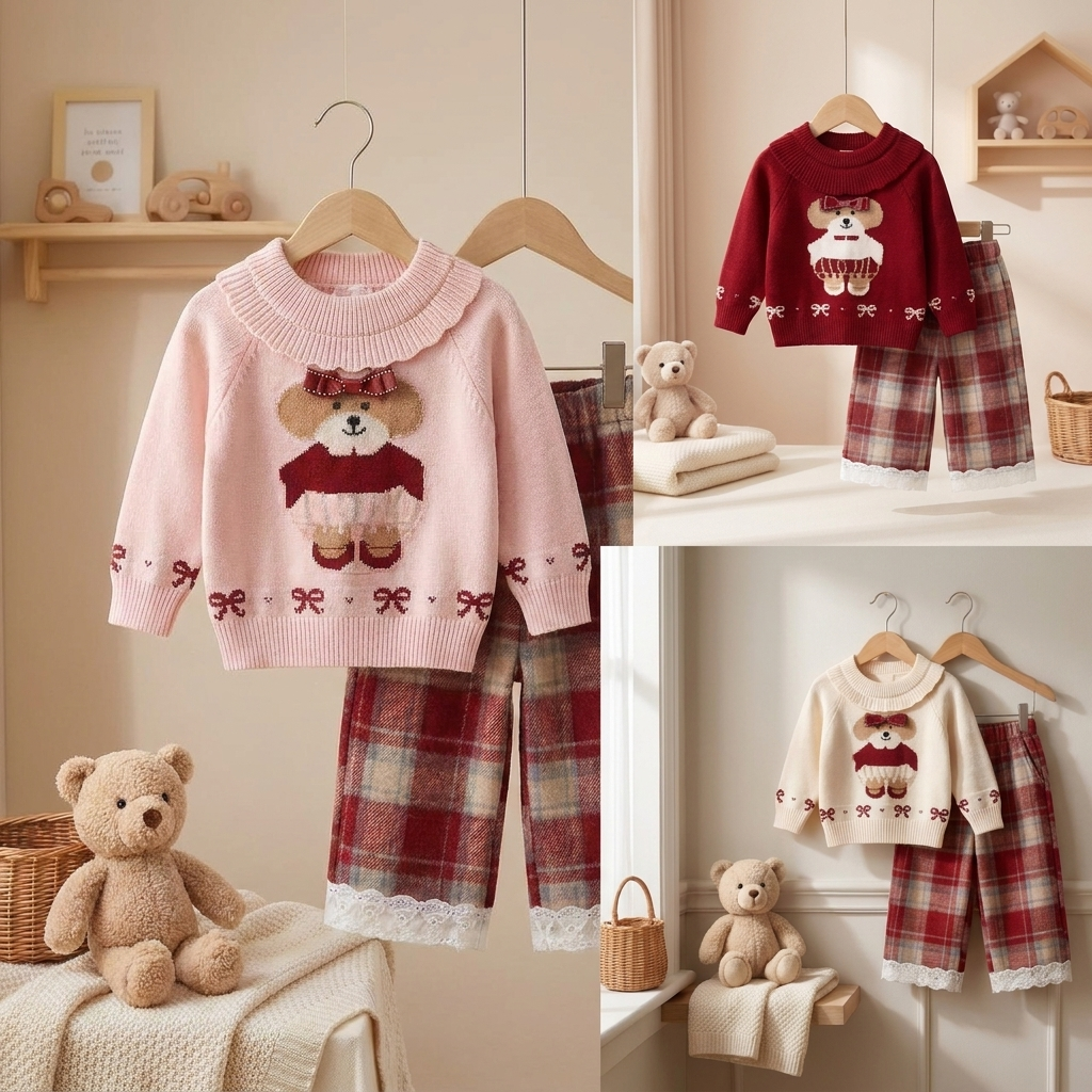 Teddy Knit Set