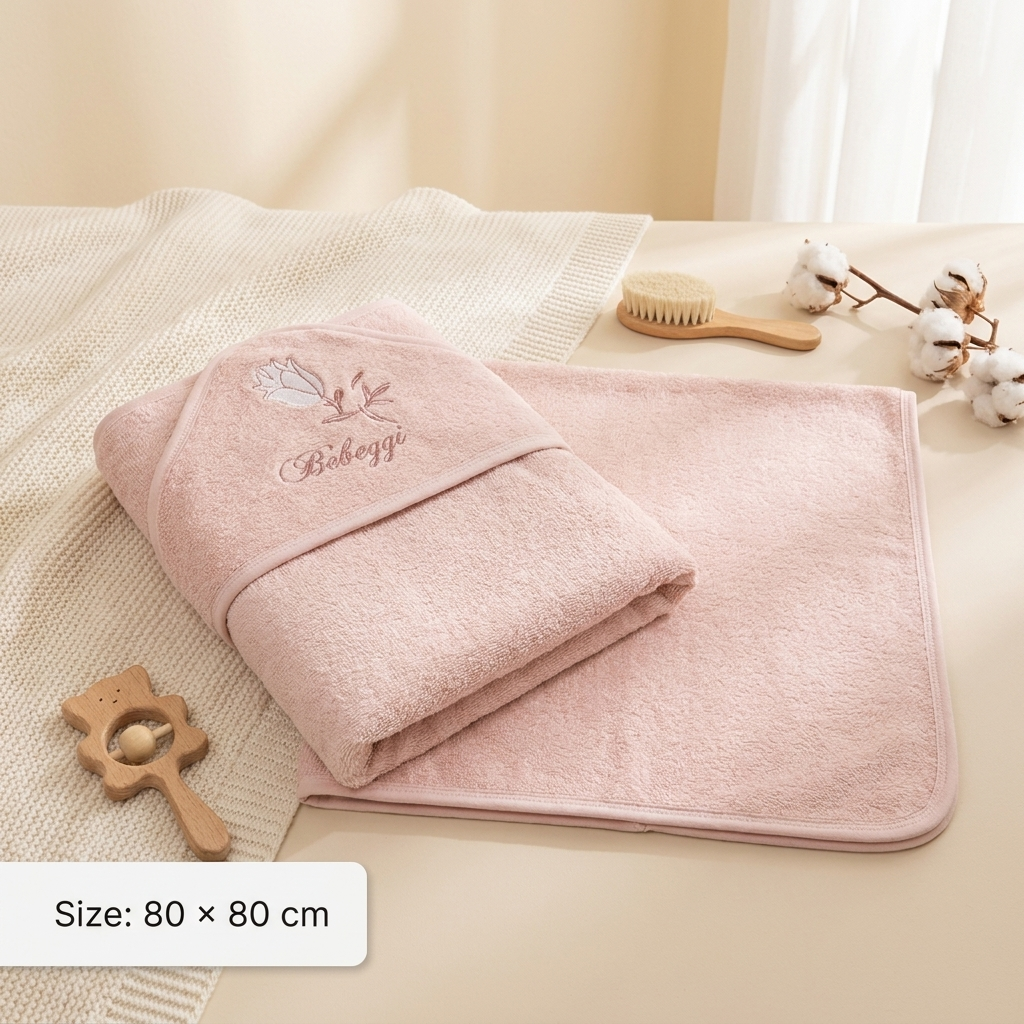 Baby Hooded Bath Towel – Soft Cotton Towel for Newborns
