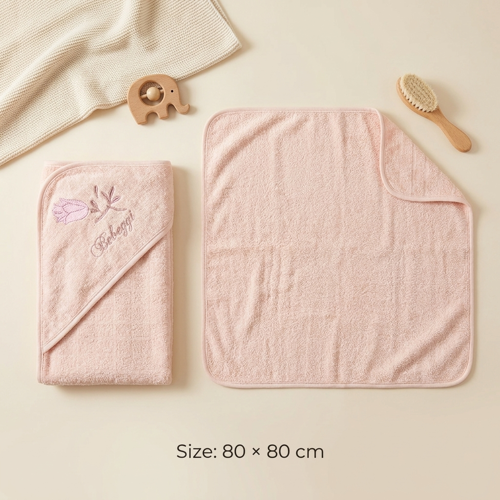 Baby Hooded Bath Towel – Soft Cotton Towel for Newborns