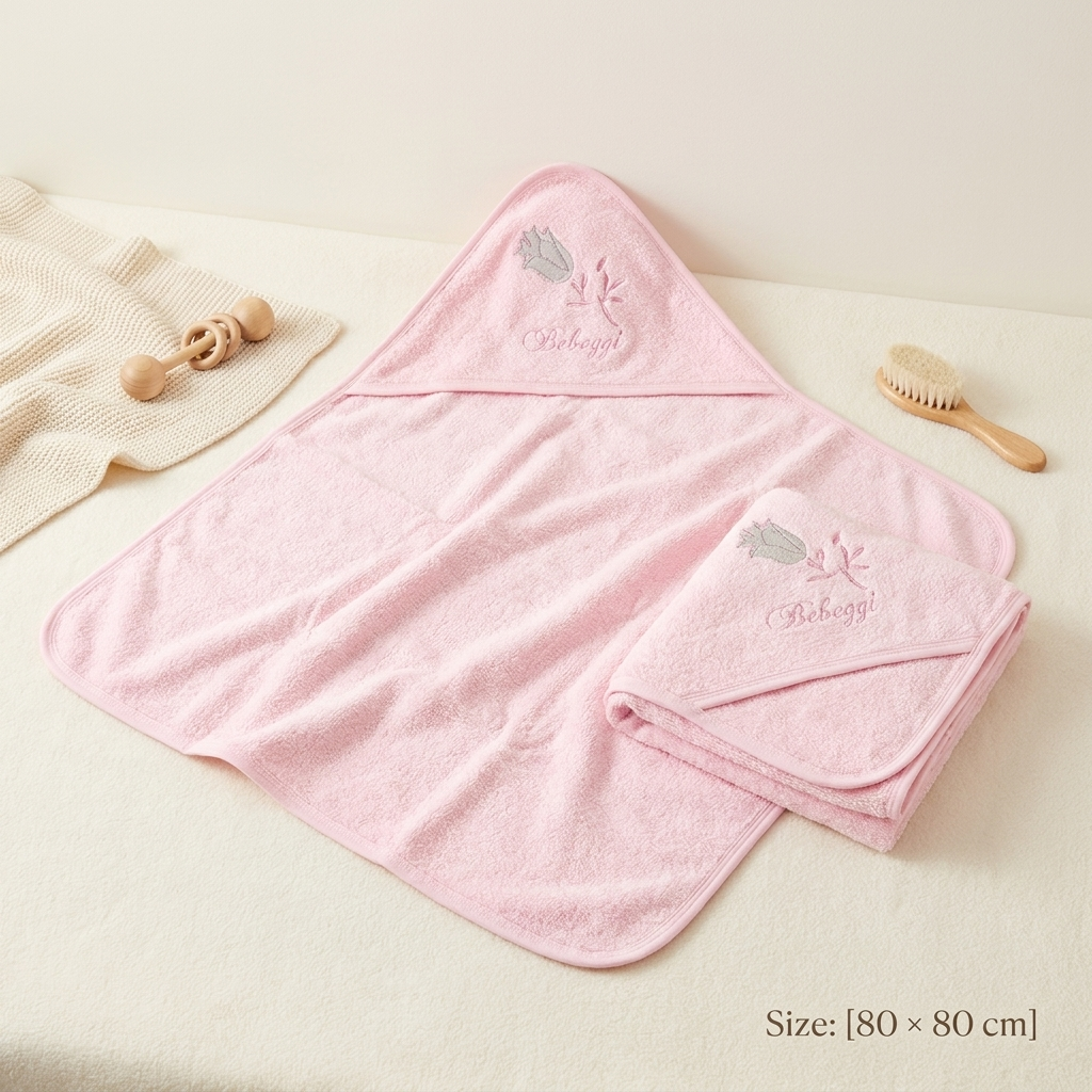 Baby Hooded Bath Towel – Soft Cotton Towel for Newborns