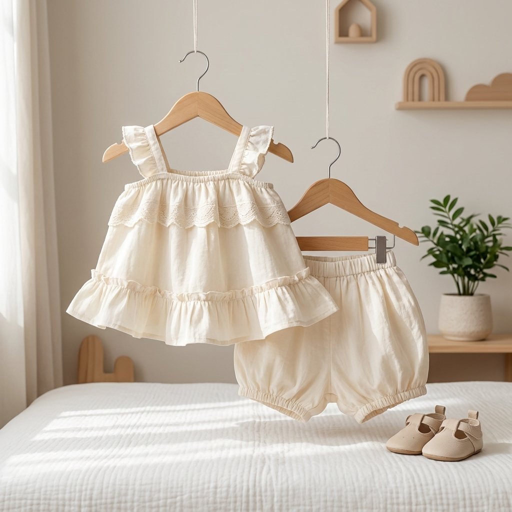 Frill Top & Bloomer Set