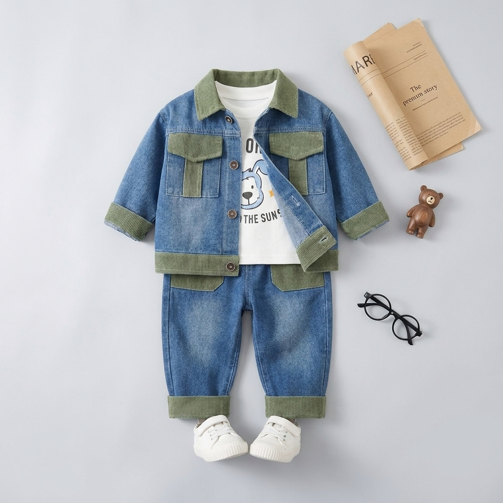 Denim Explorer Set Green