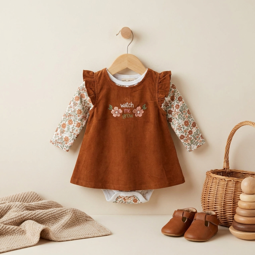 Watch Me Grow Dress Set