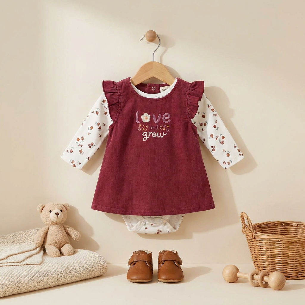 Love & Grow Baby Dress Set