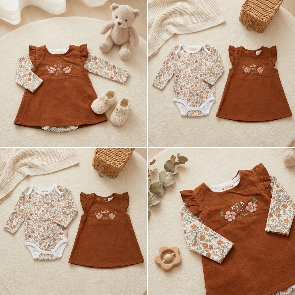 Watch Me Grow Dress Set
