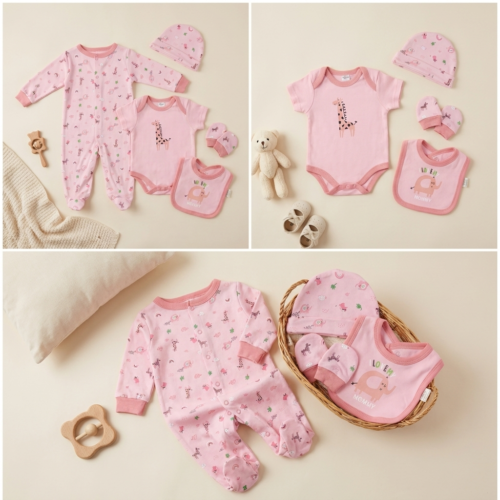 Safari Friends 5-Piece Gift Set