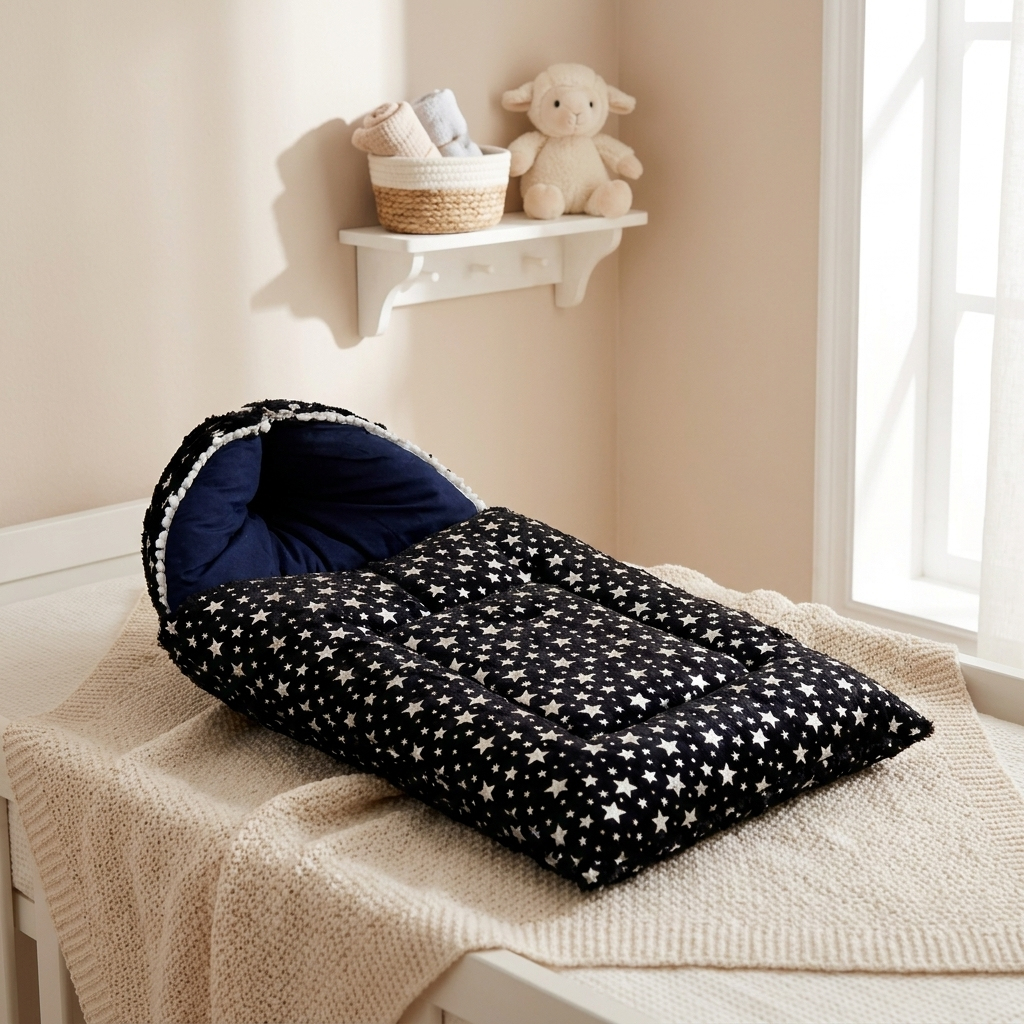 3-in-1 Plush Baby Carry Nest & Sleeping Bag Set