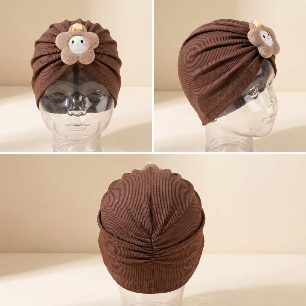 Premium Baby Princess Turban Cap
