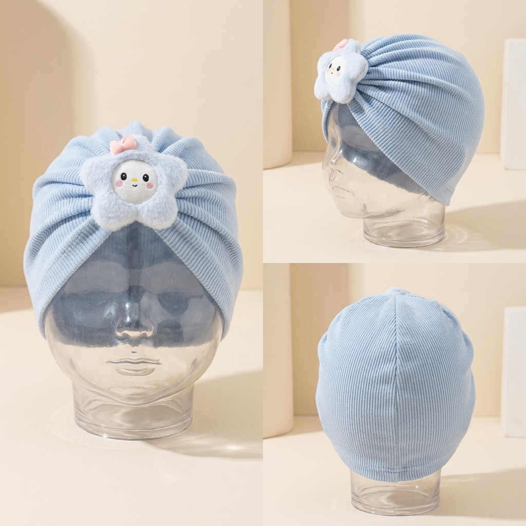 Premium Baby Princess Turban Cap