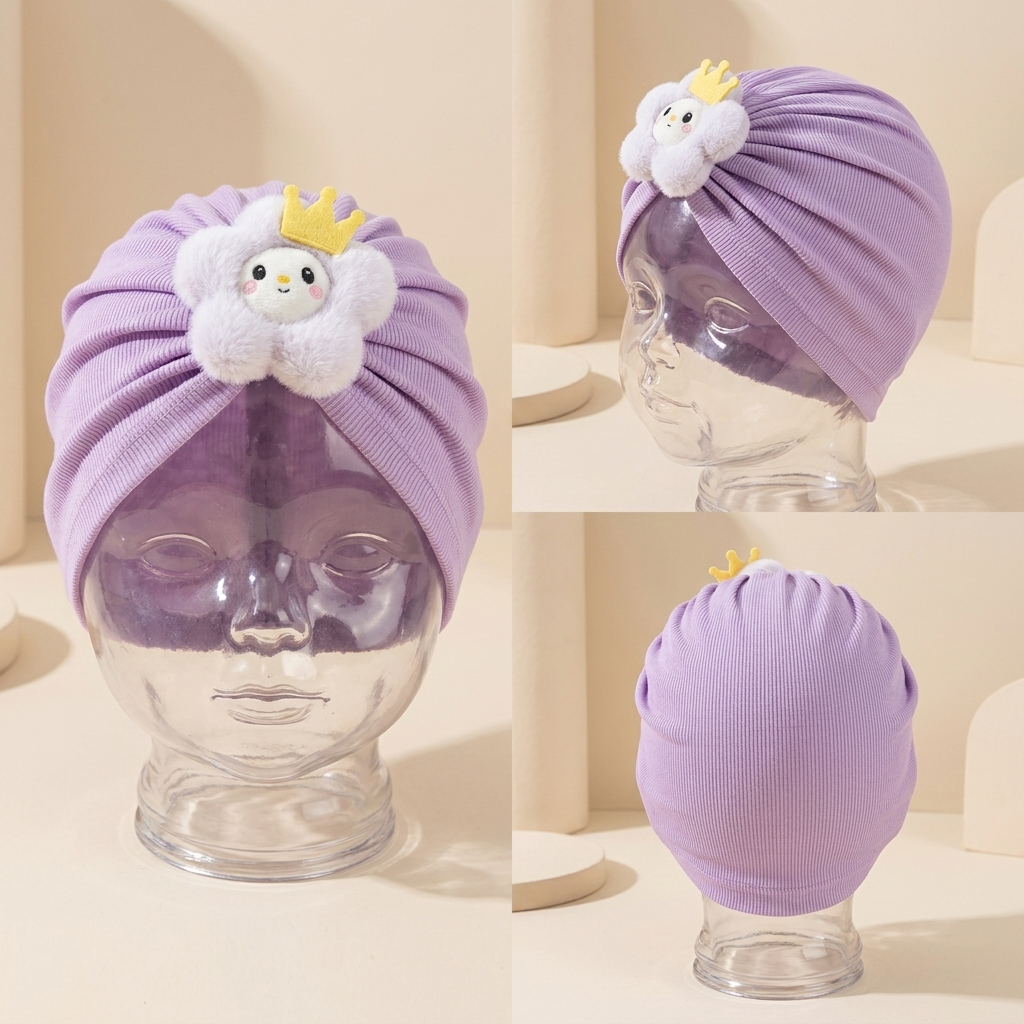 Premium Baby Princess Turban Cap