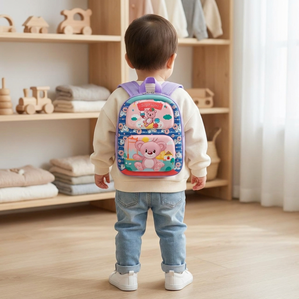 Sugar Bear Kids Backpack – Purple