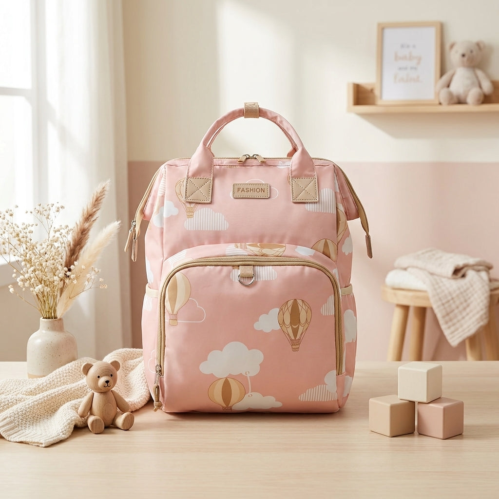 Hot Air Balloon Mommy Diaper Backpack
