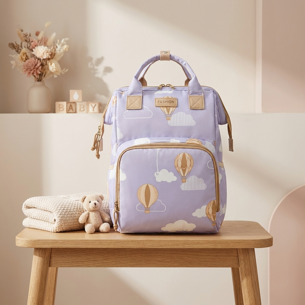 Hot Air Balloon Mommy Diaper Backpack