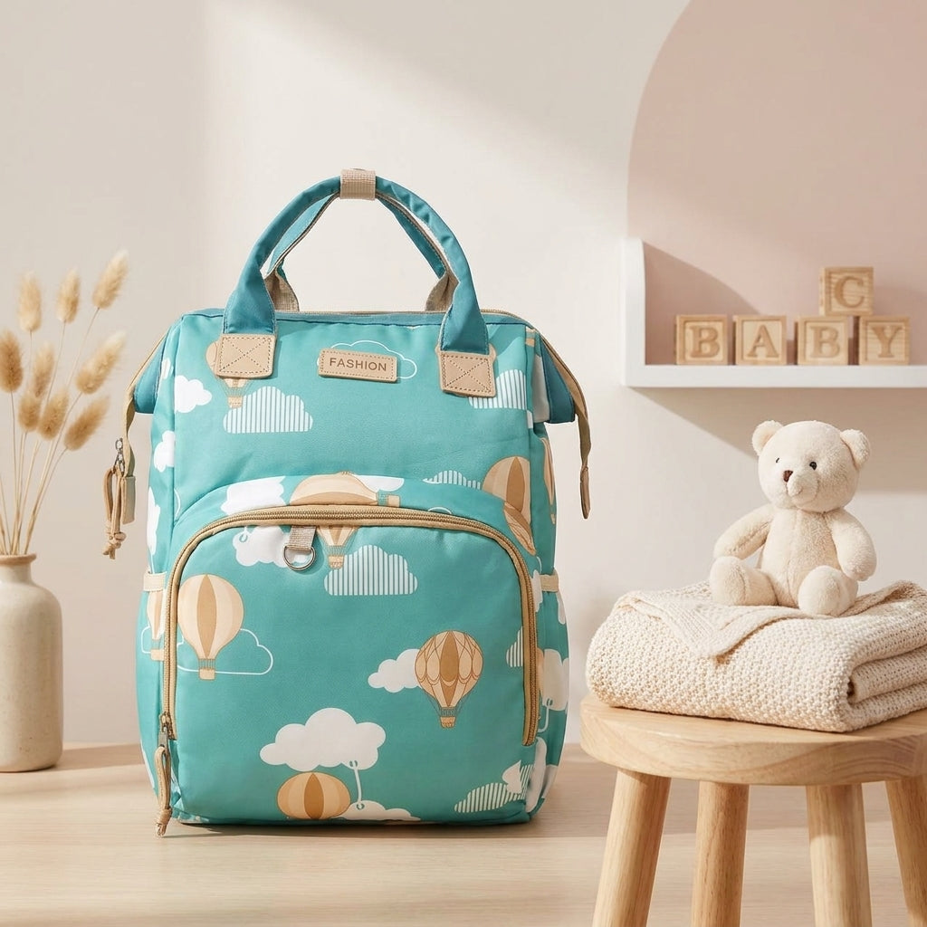 Hot Air Balloon Mommy Diaper Backpack