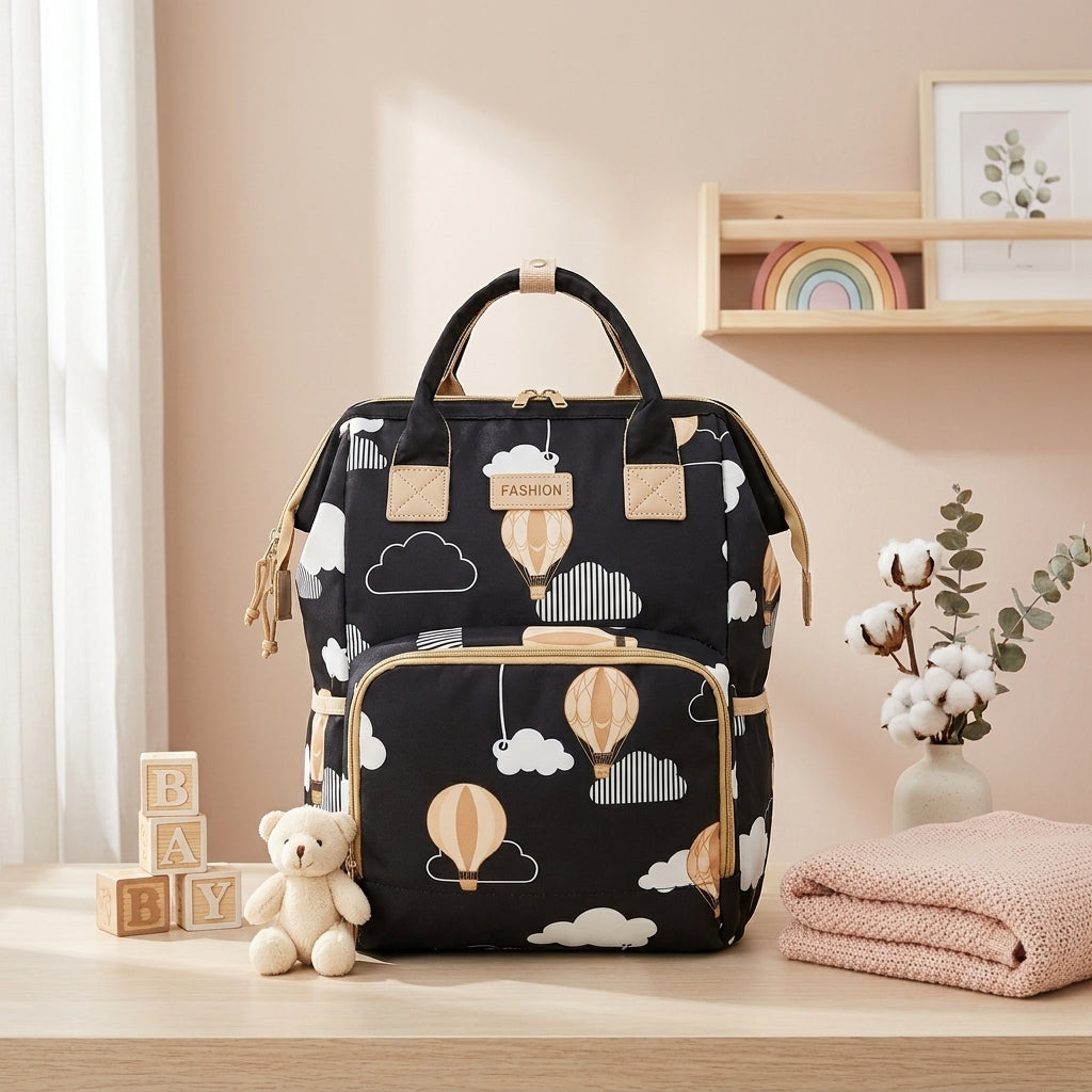 Hot Air Balloon Mommy Diaper Backpack