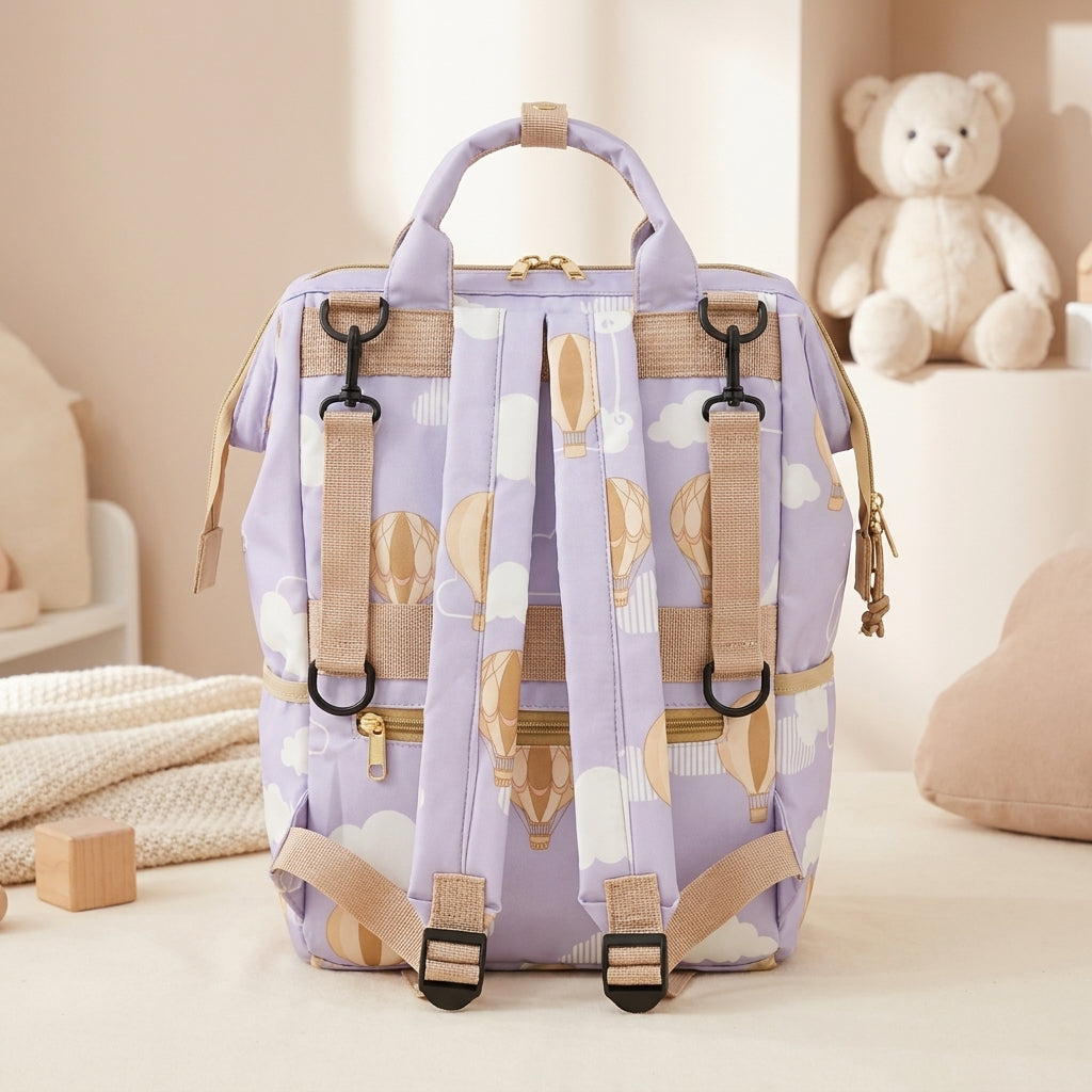 Hot Air Balloon Mommy Diaper Backpack