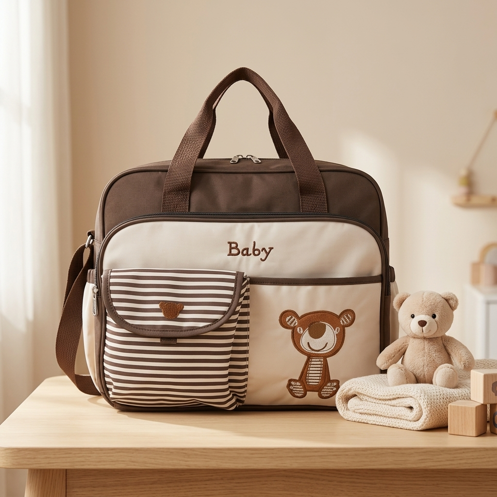 Premium Baby Organizer Diaper Bag with Changing Pouch