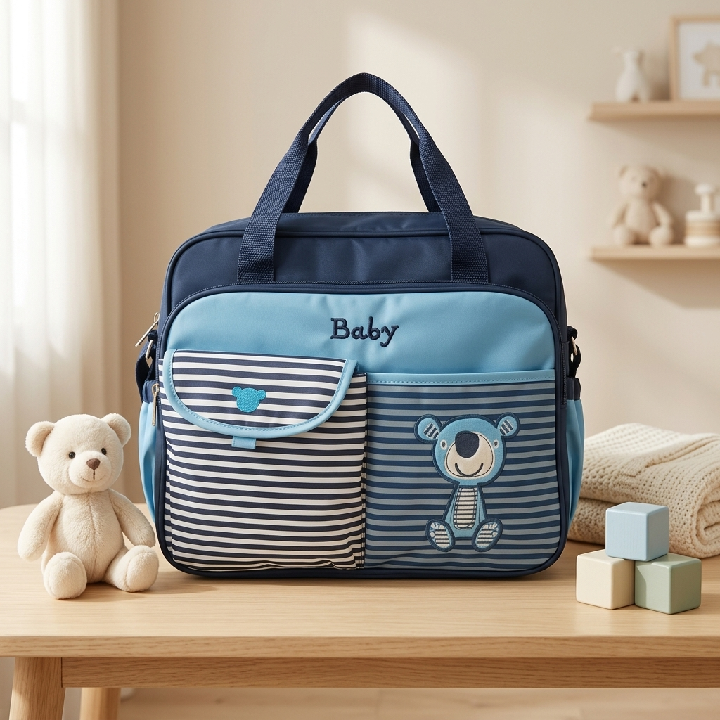 Premium Baby Organizer Diaper Bag with Changing Pouch