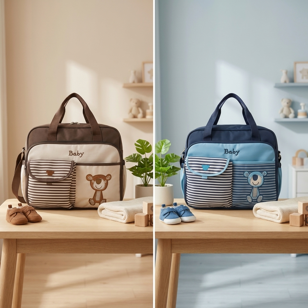 Premium Baby Organizer Diaper Bag with Changing Pouch