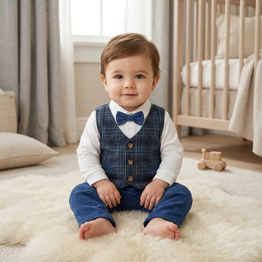 Baby Boys 3 Piece Formal Gentleman Outfit Set