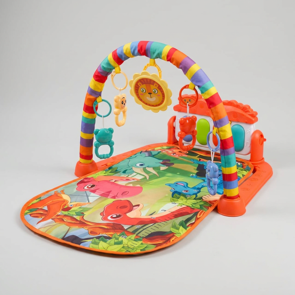 Baby Musical Activity Play Gym & Tummy Time Mat