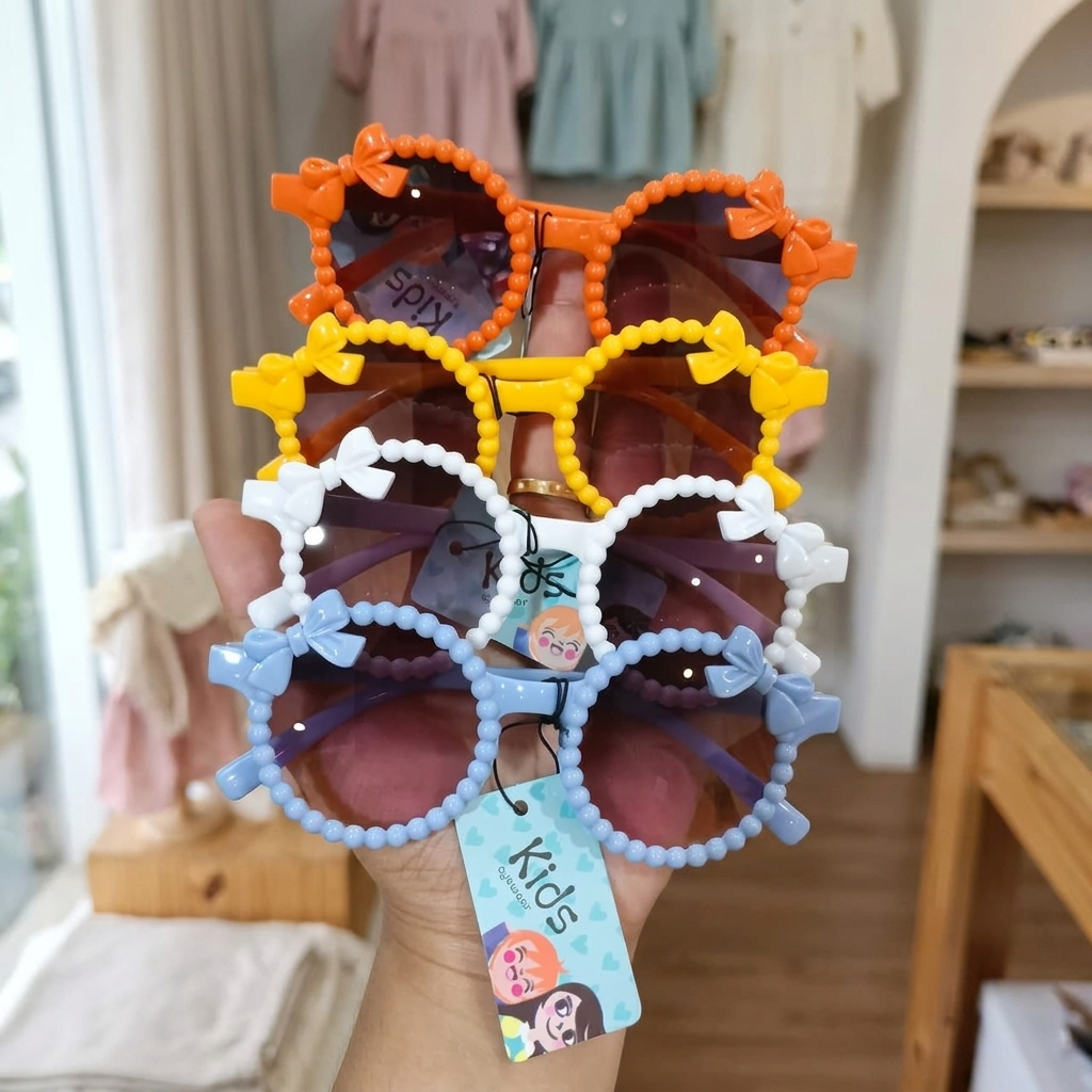 Kids Bow Cat-Eye Sunglasses