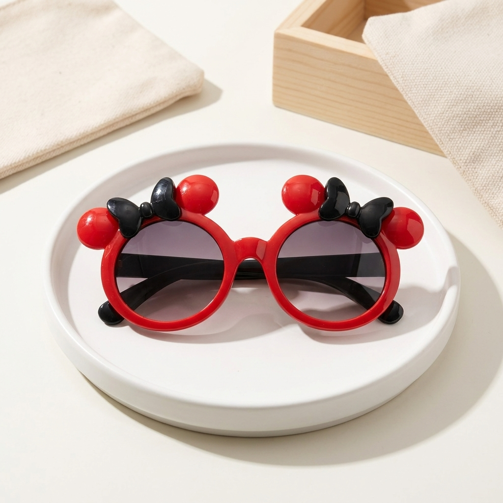 Kids Bow Ear Round Sunglasses